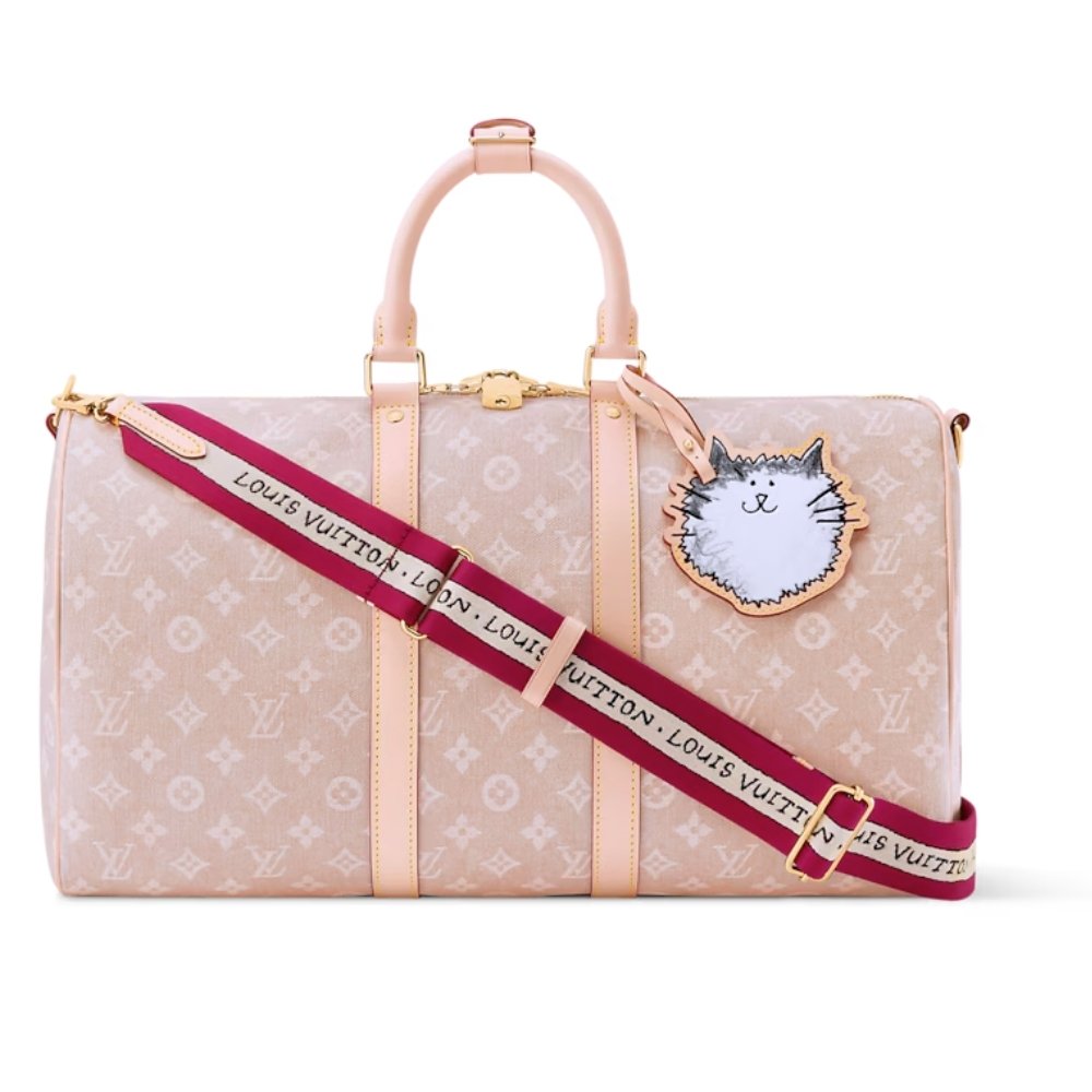 L0vis Vvtt0n Keepall Bandoulière 45 Meowgram Canvas 45Cm M25787