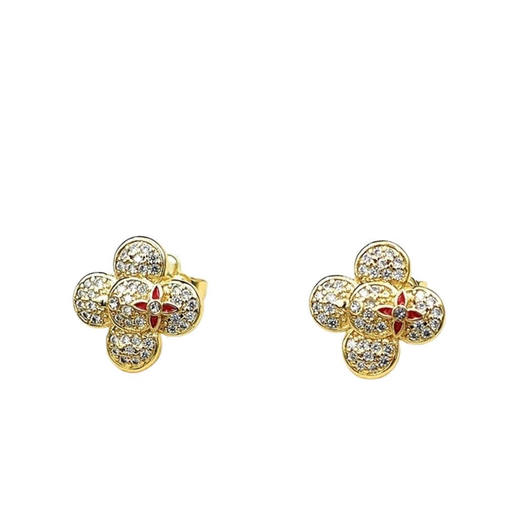 L0vis Vvtt0n Vivienne Earrings In Gold