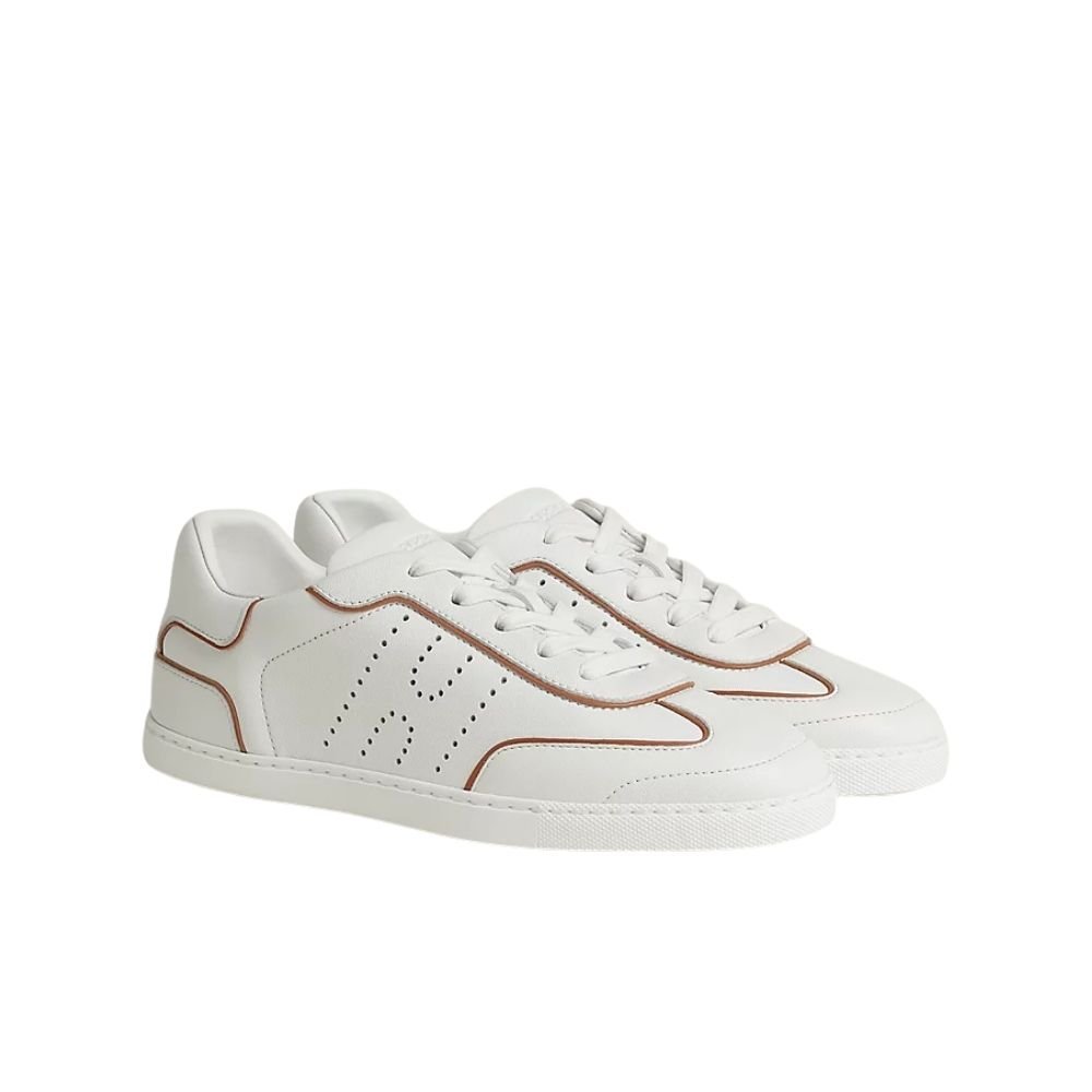 H**me5 Match Sneaker Blanc And Naturel H261000Z 91360