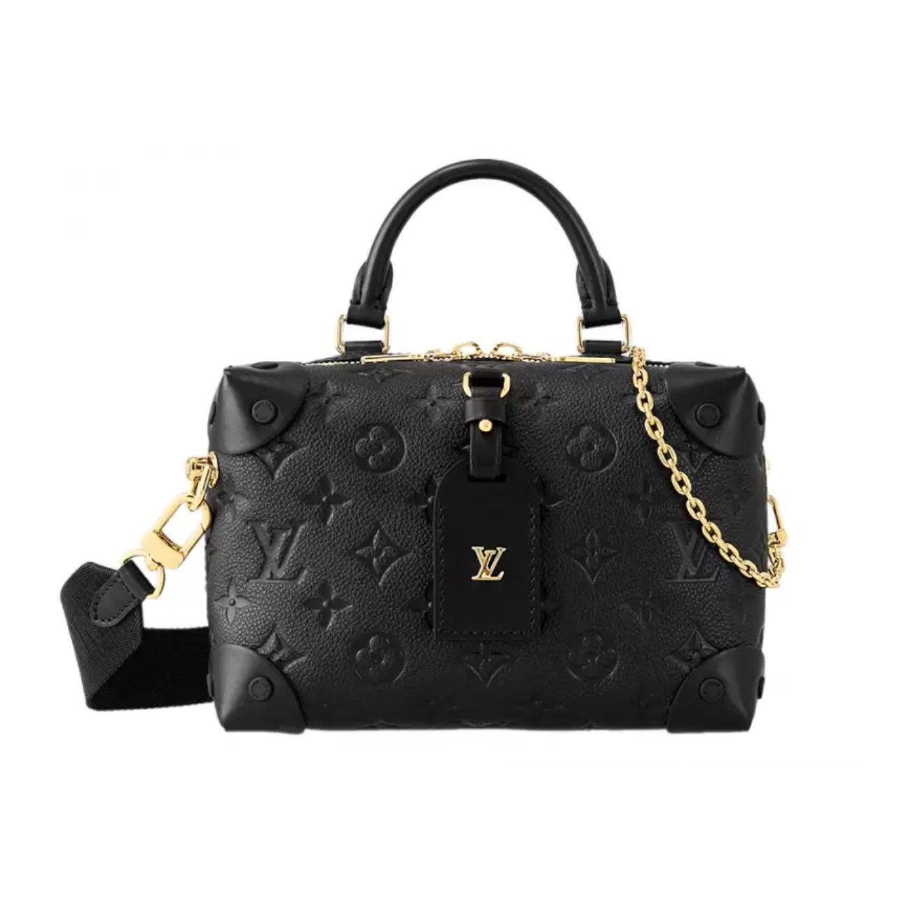 L0vis Vvtt0n Petite Malle Souple Monogram Bag Black 20Cm M45393