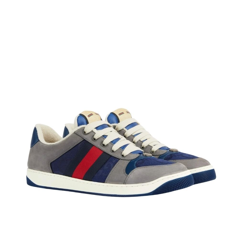 Gvc*1 GG Screener Sneaker Grey Suede 576223 FAA3T 4551