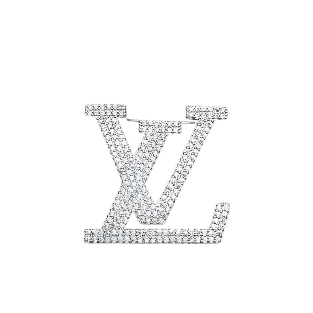 L0vis Vvtt0n Crystal Brooch Silver
