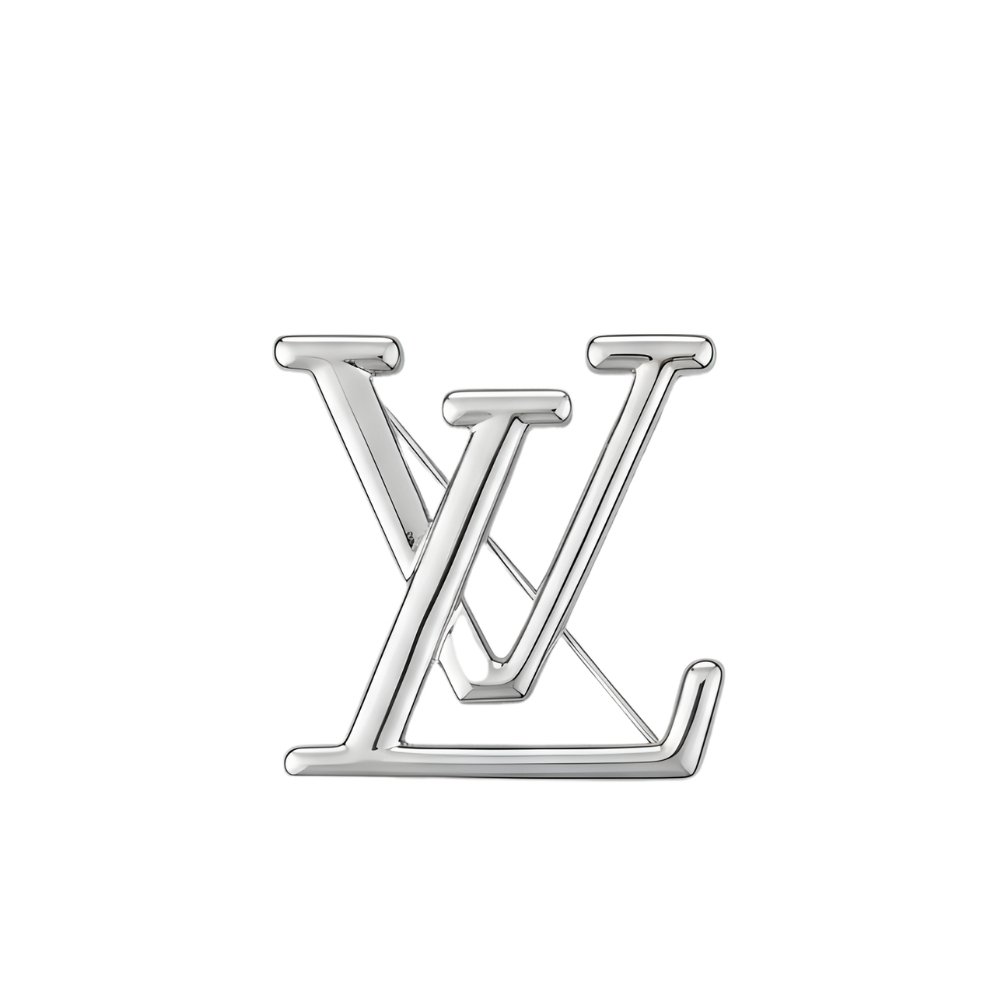 L0vis Vvtt0n LV Logo Brooch Silver