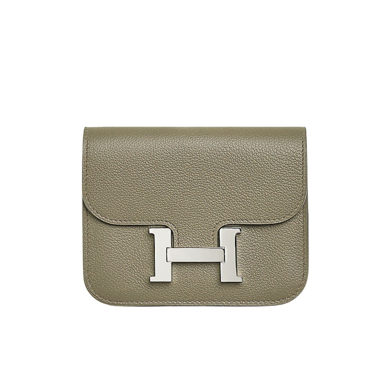 H**me5 Constance Slim Wallet Etoupe 12Cm H082060Ck18