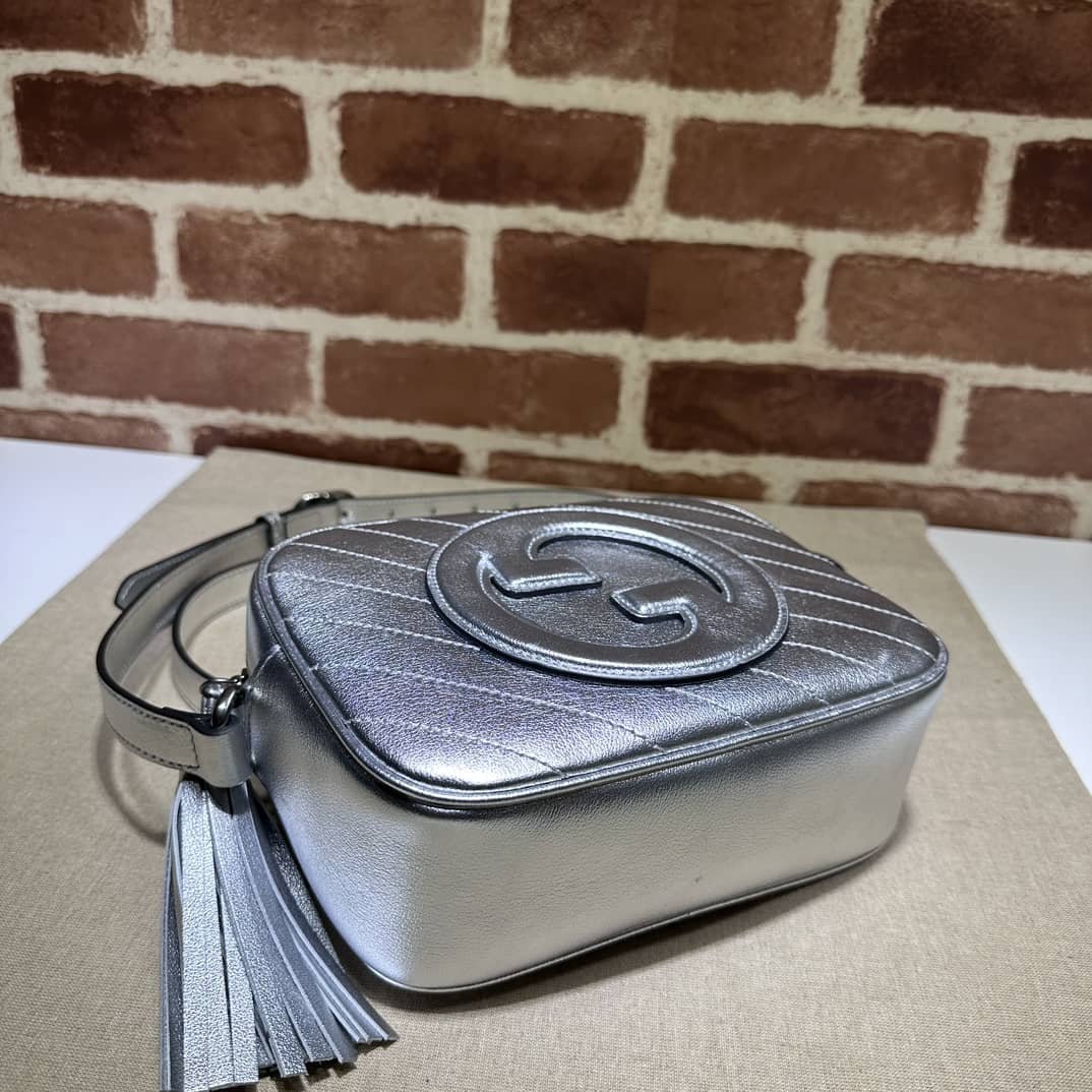 [S*per Vip 1:1] Gvc*1 Blondie Small Shoulder Bag Silver 21Cm 742360 Aacbo 8106
