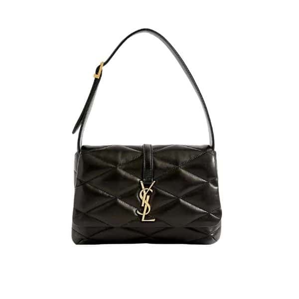 Sa1nt Lau*nt Le 57 Quilted Leather Shoulder Bag Black 23Cm