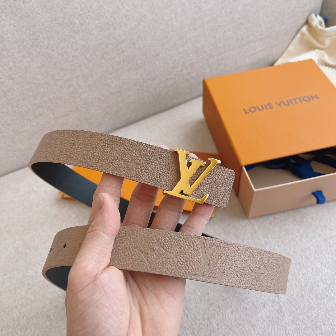L0vis Vvtt0n Resible Lv Iconic Belt 30Mm