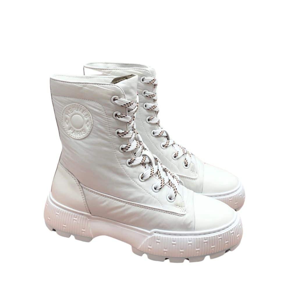 H**me5 Fresh Ankle Boots White