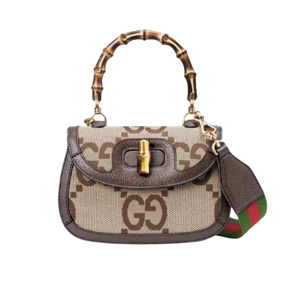 Gvc*1 Bamboo 1947 Jumbo Gg Small Top Handle Bag 18Cm